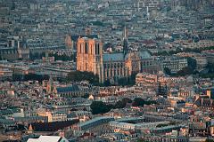 Paris 02 Notre Dame At Sunset From Montparnasse Tower